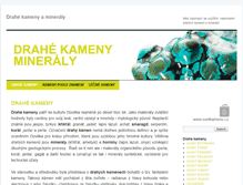 Tablet Screenshot of drahe-kameny-mineraly.cz